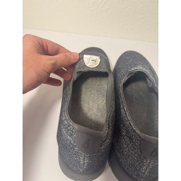 Allbirds Men’s Wool Loungers Slip-On Shoes Size 12 Dark Grey Merino Wool - Picture 7 of 7